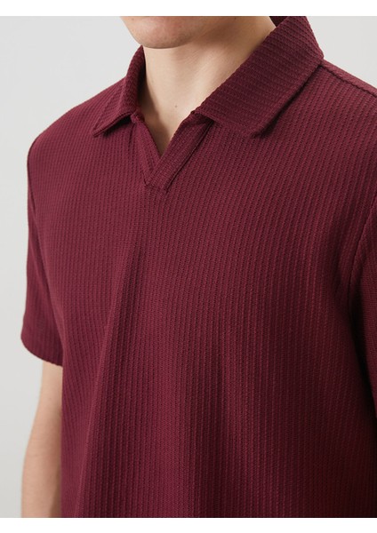 Yeni Sezon Polo Yaka Erkek Dokulu Tişört modelleri