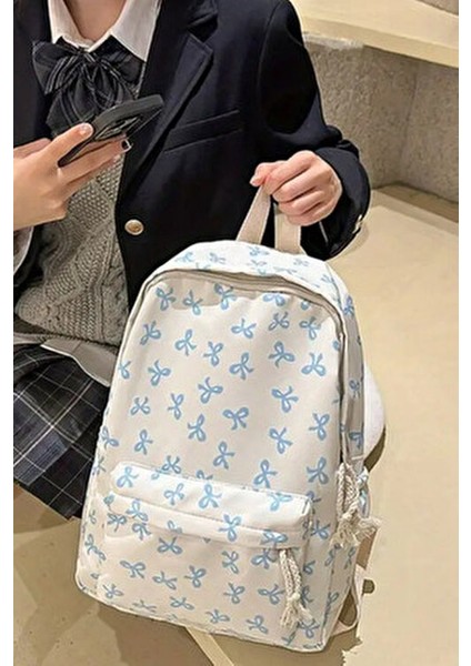 Kore Tarzı Kurdele Desenli Sırt Çantası Spor Çantası Okul Çantası Günlük Kullanım Çanta fiyatları