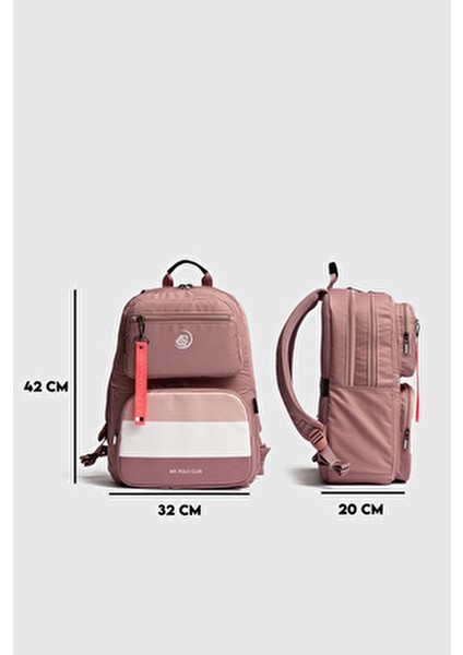 My Polo 2095 Unisex Okul Sırt Çantası Öğrenci Günlük Seyahat Tatil Spor Yürüyüş Seyahat Gezi Kamp G