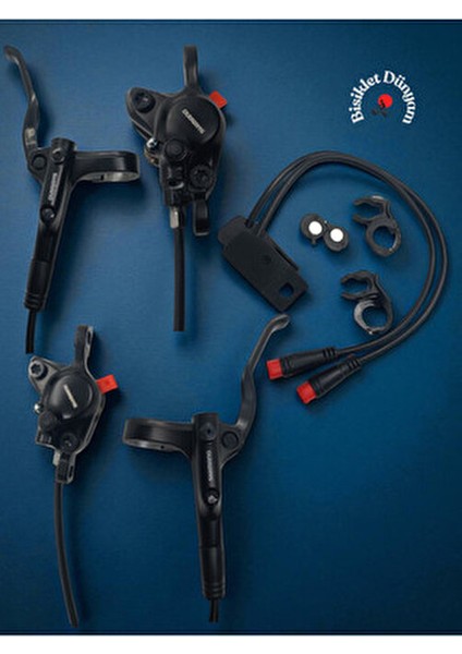 BL-MT200 Hidrolik Disk Fren Seti + 2 Adet Fren Sensörü