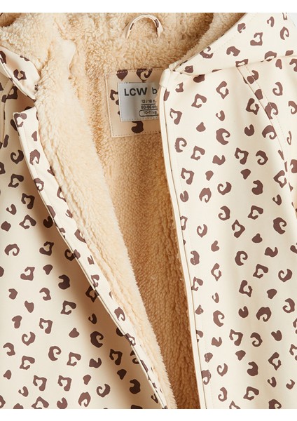 Yeni Sezon Kapüşonlu Baskılı Kız Bebek Astronot Mont modelleri