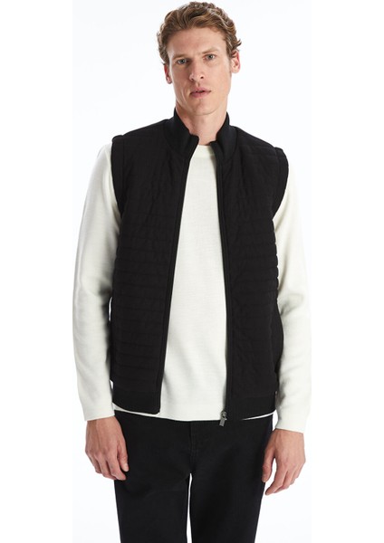 Yeni Sezon Standart Kalıp Dik Yaka Erkek Triko Yelek fiyatları