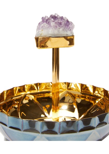 Ametist Taşı Detaylı Dekoratif Kase fiyatları