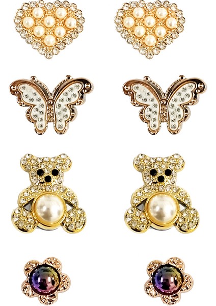 Crocs Süsü 8 Adet (4 Çift) modelleri