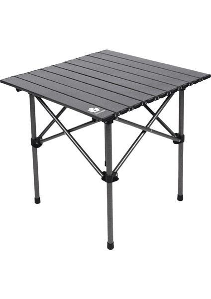 Siyah Taşıma Çantalı Katlanır Kamp ve Piknik Masası