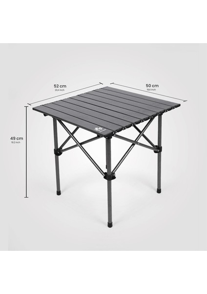 Siyah Taşıma Çantalı Katlanır Kamp ve Piknik Masası modelleri