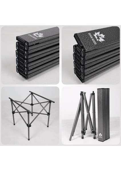 Siyah Taşıma Çantalı Katlanır Kamp ve Piknik Masası indirimleri