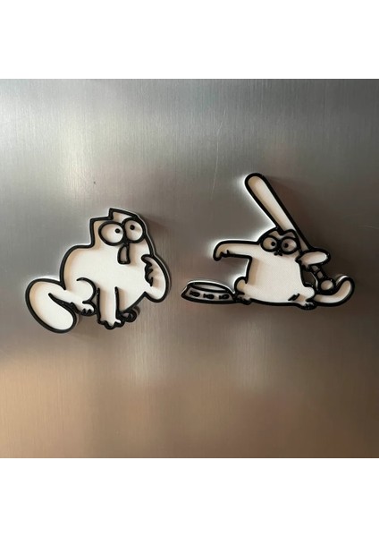 Kedi Magnet 10'lu 3D Baskı indirimleri