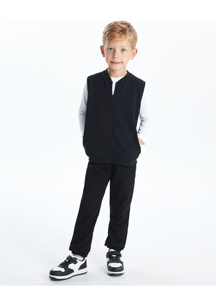 Yeni Sezon Beli Lastikli Basic Kalın Erkek Çocuk Jogger Eşofman Altı