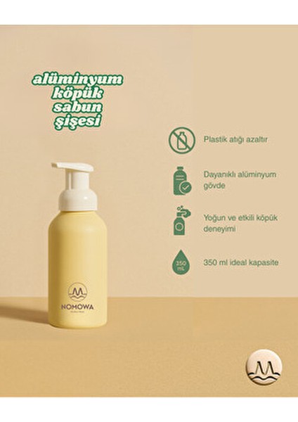 Köpük Sabun Başlangıç Seti | Butter Yellow Sabunluk (350 Ml) 2 Tablet, 700 ml Sabun Üretir indirimleri