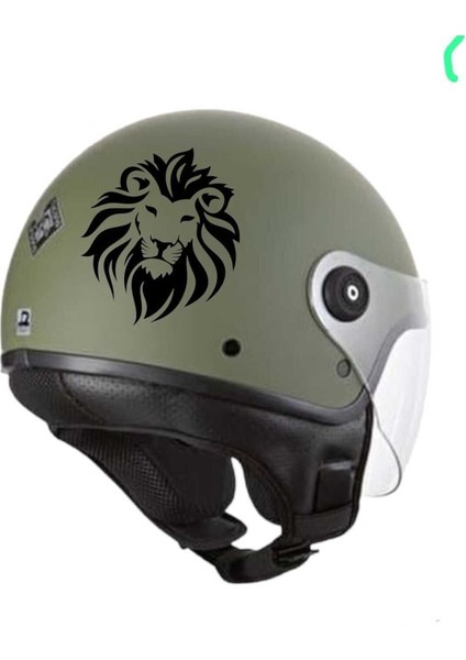 Motosiklet Kask Aslan Sticker Yamaha Ybr Venom