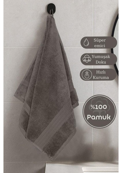 Pamuk Tekli Havlu Karna Premıum Ramse - 50 x 90 modelleri