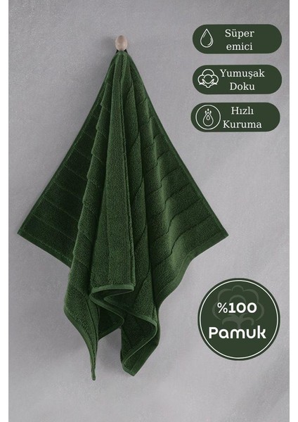 Pamuk Tekli Havlu Jakarlı Karna Premıum Venna - 50 x 90 fiyatları