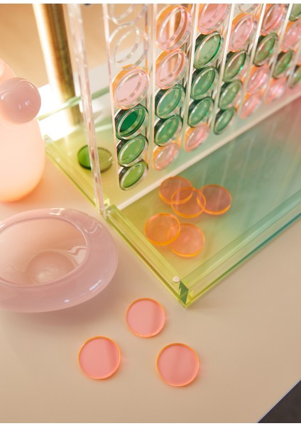 Ombre Lucite 4 In A Row Sherbert Oyun fırsatları