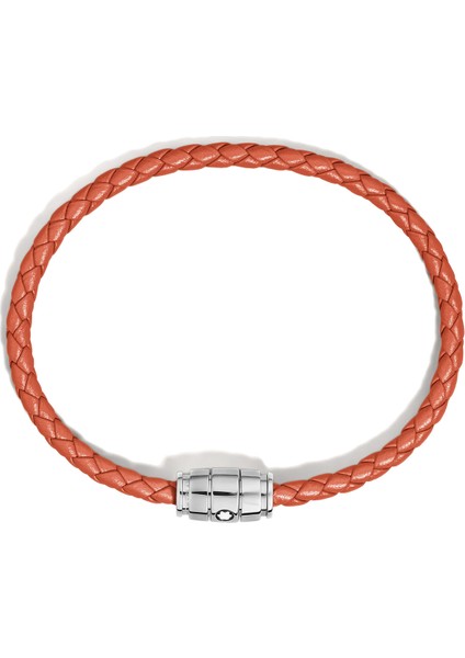 Turuncu Erkek Deri Bileklik modelleri