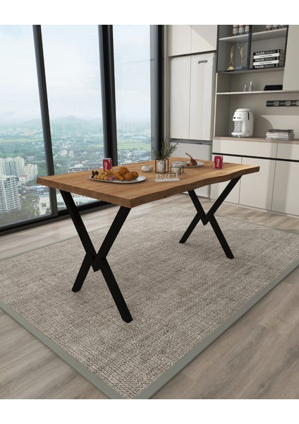 Kütük Masa Kütük Görünümü Mdfmasa 80X120