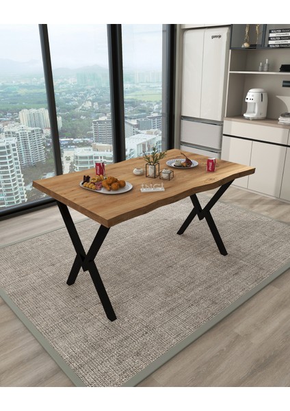 Kütük Masa Kütük Görünümü Mdfmasa 80X120 modelleri