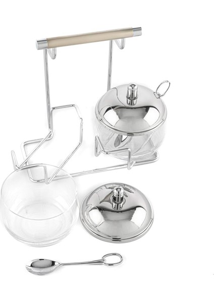 Perle Çelik Standlı 2'li Reçellik Seti fiyatları