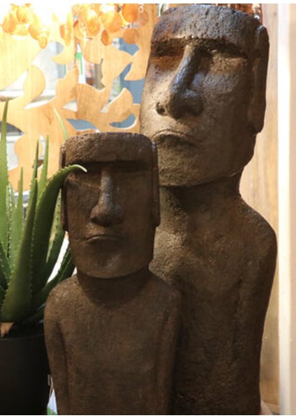 Easter Island Seramik Dekoratif Obje 80 cm fiyatları