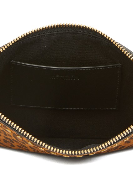 Leopar Desenli Kadın Deri El Portföyü indirimleri