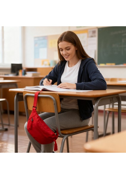 Kırmızı Çapraz Çanta Bel Çantası Spor Çantası Ultra Hafif Oxford Kumaş Suya Dayanıklı indirimleri