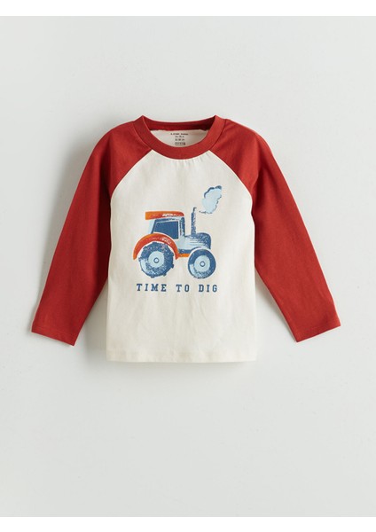 Yeni Sezon Bisiklet Yaka Baskılı Erkek Bebek Pijama Takım fiyatları