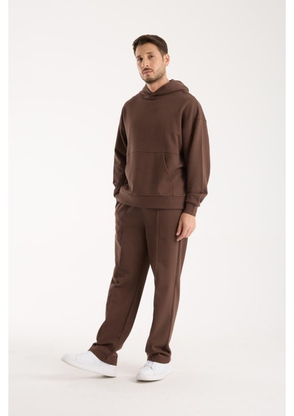 %100 Pamuk Premium Kalite Oversize Kapüşonlu Sweatshirt - Kanguru Cepli Hoodie indirimleri