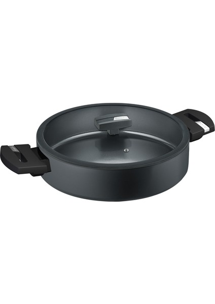 B.green Serisi Induction Siyah 28 cm Tencere