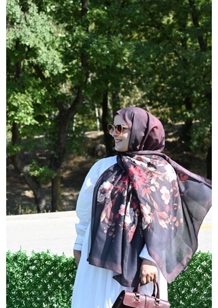 Desenay Navy Blossom Şal