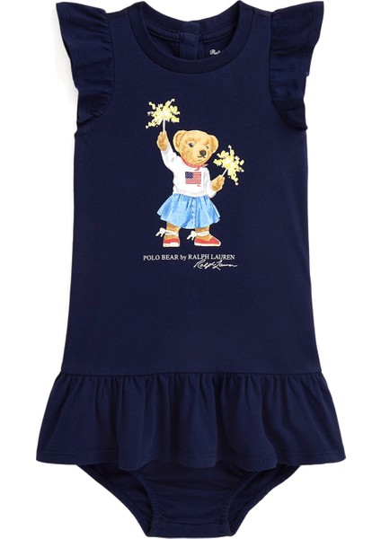 Lacivert Kız Bebek 2li Set