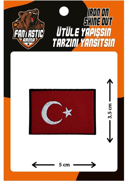 A50-178 Ütü ile Yapışan Dokuma Arma
