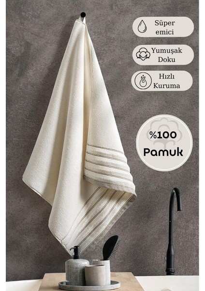Tekli Havlu Mıcro Pamuk Eco Karna Vesta - 50 x 90