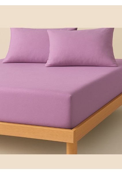 Tek / Çift Kişilik %100 Pamuk Ranforce Lastikli Çarşaf Takımı Beyaz