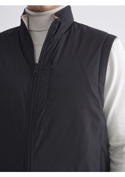 Yeni Sezon Çift Taraflı Dik Yaka Erkek Şişme Yelek indirimleri