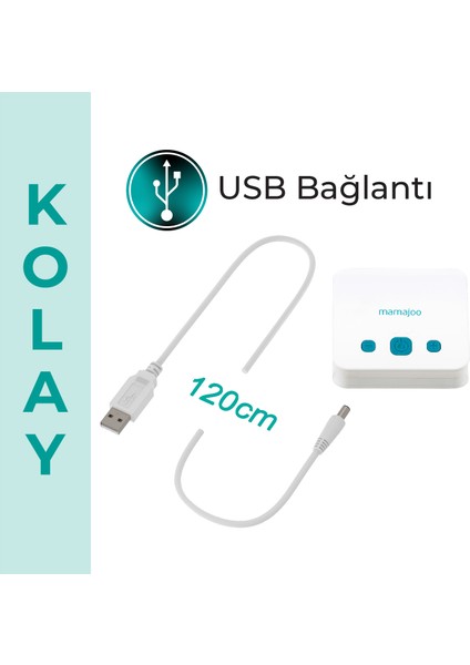 Göğüs Pedi ve Duck Valf Hediyeli Elektronik USB Çiftli Göğüs Pompası indirimleri