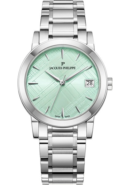 JPQLS1613M6 Metalik Gri Çelik Kadın Kol Saati