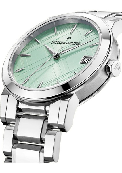 JPQLS1613M6 Metalik Gri Çelik Kadın Kol Saati modelleri