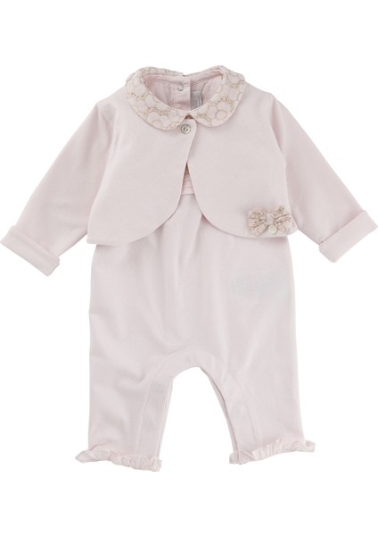 Pembe Tulum ve Bolero Kız Bebek 2'li Set