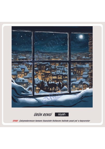 Mutlu Yıllar Geyikler Yılbaşı Sticker - Yapıştırma - Etiket - Karavan - Araç Sticker fiyatları