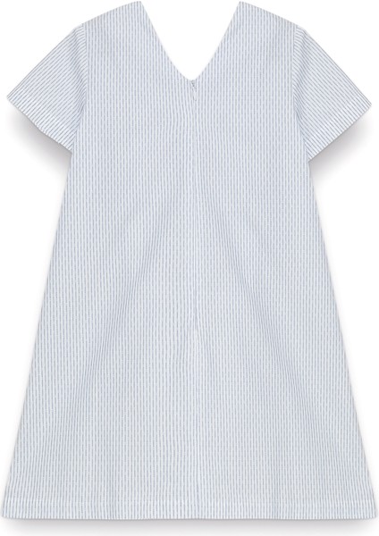 Çizgili Kısa Kollu Kız Çocuk Elbise fiyatları