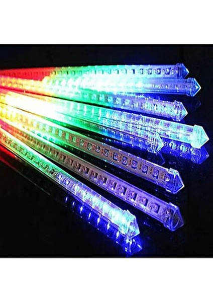 8 Adet Meteor Kayan Tüp LED Ağaç Bahçe Sokak Yağmur Işıkları Solar Güneş Enerjili fiyatları