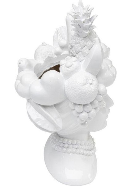 Fruity White Poliresin Vazo indirimleri