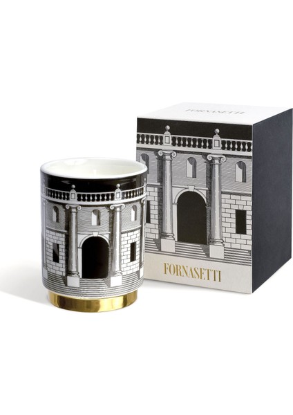 Casa Con Colonne Kokulu Porselen Mum