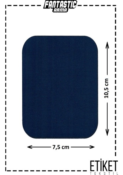 4'lü Paket Ütü ile Yapışan Dokuma Arma Patch Giysi & Kıyafetler Için (Lacivert) Yama Kolay Uygulama modelleri