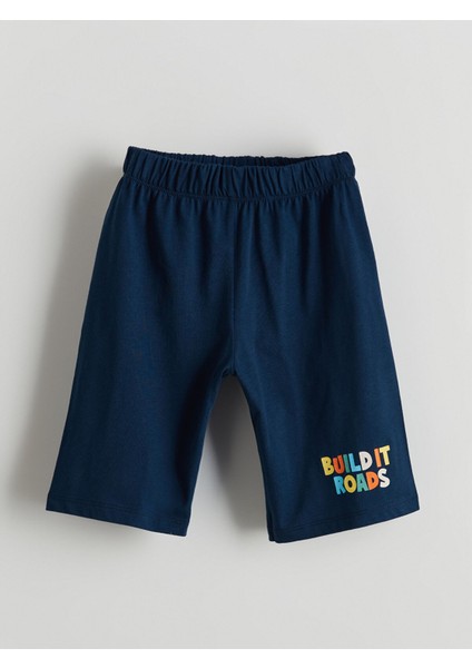 Yeni Sezon Beli Lastikli Baskılı Erkek Çocuk Pijama Alt