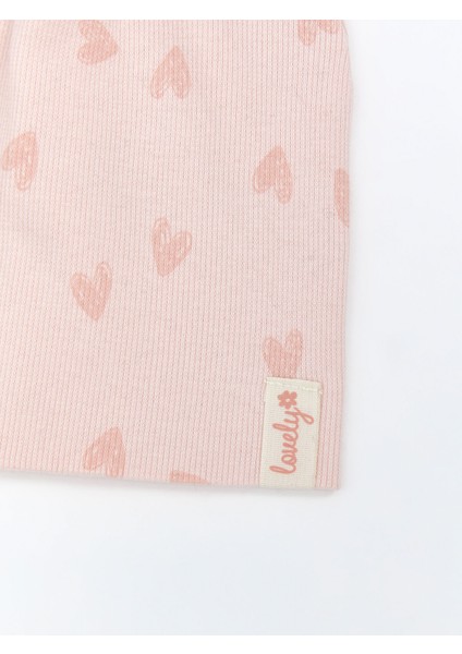 Yeni Sezon Kalp Baskılı Kız Bebek Bere fiyatları