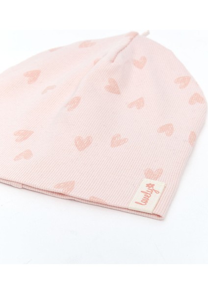 Yeni Sezon Kalp Baskılı Kız Bebek Bere modelleri