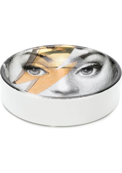 No 37 Yüz Baskılı Porselen Kül Tablası