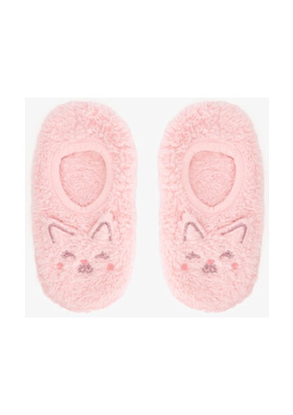 Pembe Kız Çocuk Sweety Kaymaz Tabanlı Ev Patiği