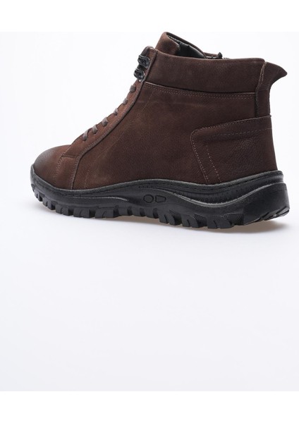 Erkek Hakiki Nubuk Deri Bot Fermuarlı Kahve Taymor fırsatları